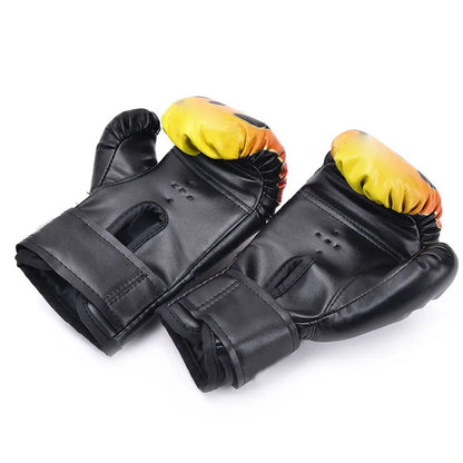 Boxing Glove Leather Kickboxing Protective Glove Aldult Kids Children Punching Training Sanda Sports Supplies Kids Boxing Gloves