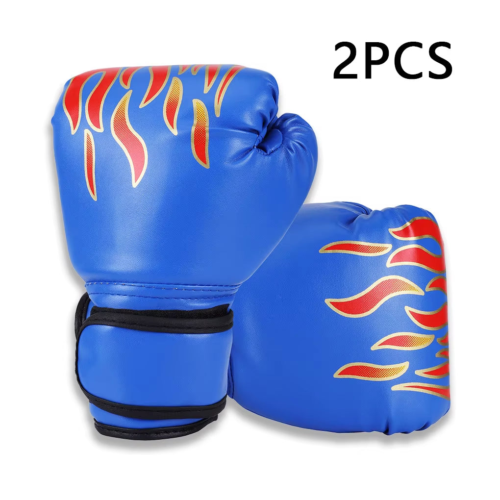 Boxing Glove Leather Kickboxing Protective Glove Aldult Kids Children Punching Training Sanda Sports Supplies Kids Boxing Gloves