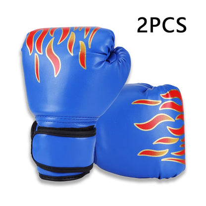 Boxing Glove Leather Kickboxing Protective Glove Aldult Kids Children Punching Training Sanda Sports Supplies Kids Boxing Gloves