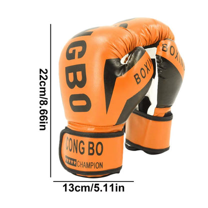 1 Pair Punching Training Workout Fight Exercise Mitts Kids Leather Soft Boxing Mitts Defender for Boxing Kick Boxing Muay Thai