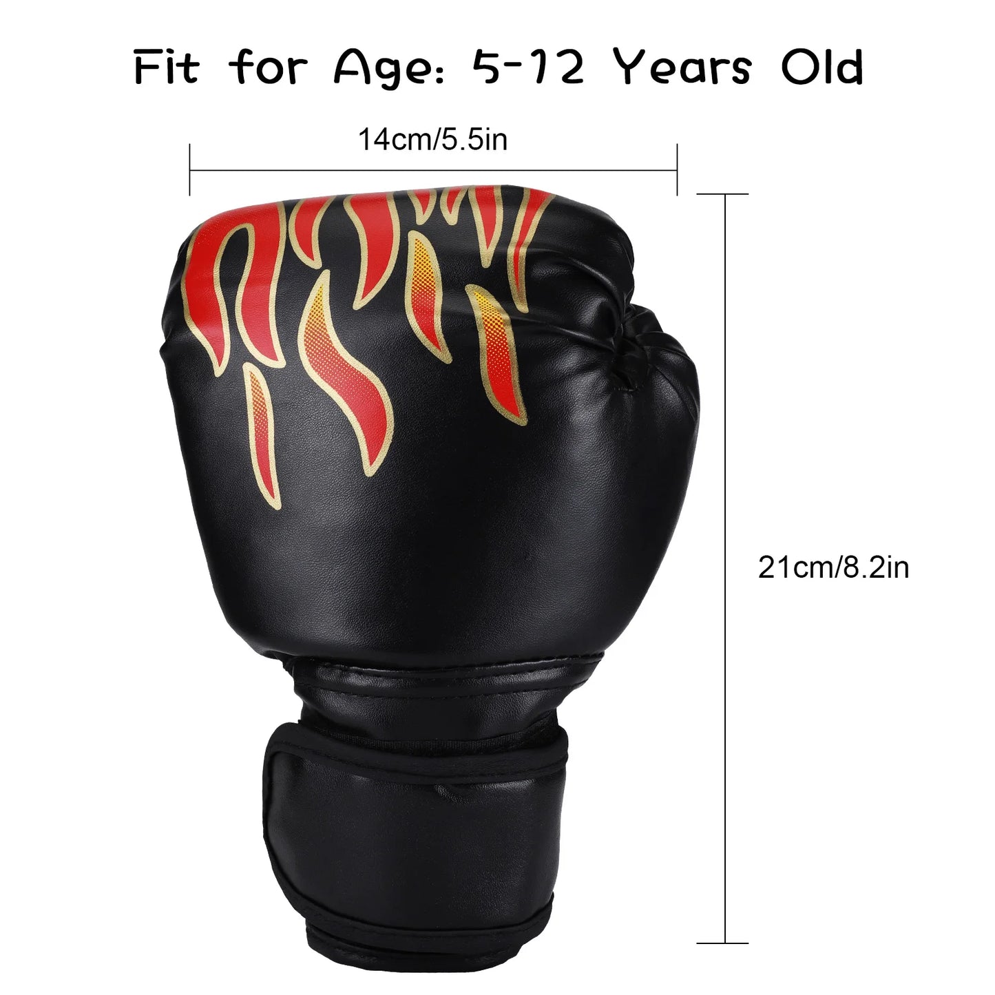 Boxing Glove Leather Kickboxing Protective Glove Aldult Kids Children Punching Training Sanda Sports Supplies Kids Boxing Gloves