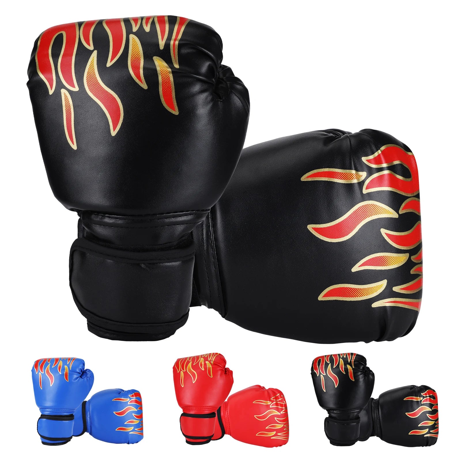 Boxing Glove Leather Kickboxing Protective Glove Aldult Kids Children Punching Training Sanda Sports Supplies Kids Boxing Gloves