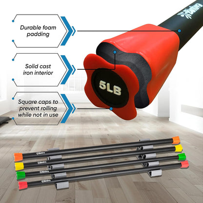 Weighted Bar Set - Weighted Bars for Exercise