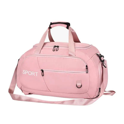 Fitness Gym Bag Oxford Cloth Large Capacity Travel Bag Sports Handbags Gym Duffle Bag Waterproof Multiple Pockets Storage Pack