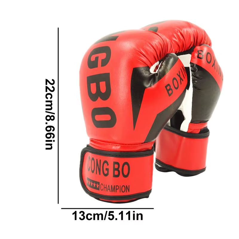 1 Pair Punching Training Workout Fight Exercise Mitts Kids Leather Soft Boxing Mitts Defender for Boxing Kick Boxing Muay Thai