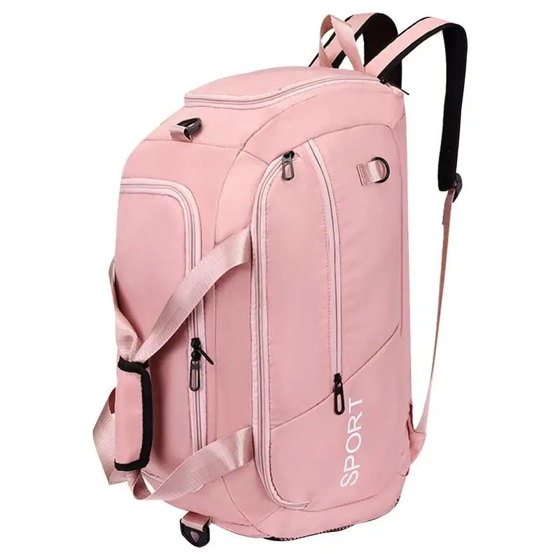 Fitness Gym Bag Oxford Cloth Large Capacity Travel Bag Sports Handbags Gym Duffle Bag Waterproof Multiple Pockets Storage Pack