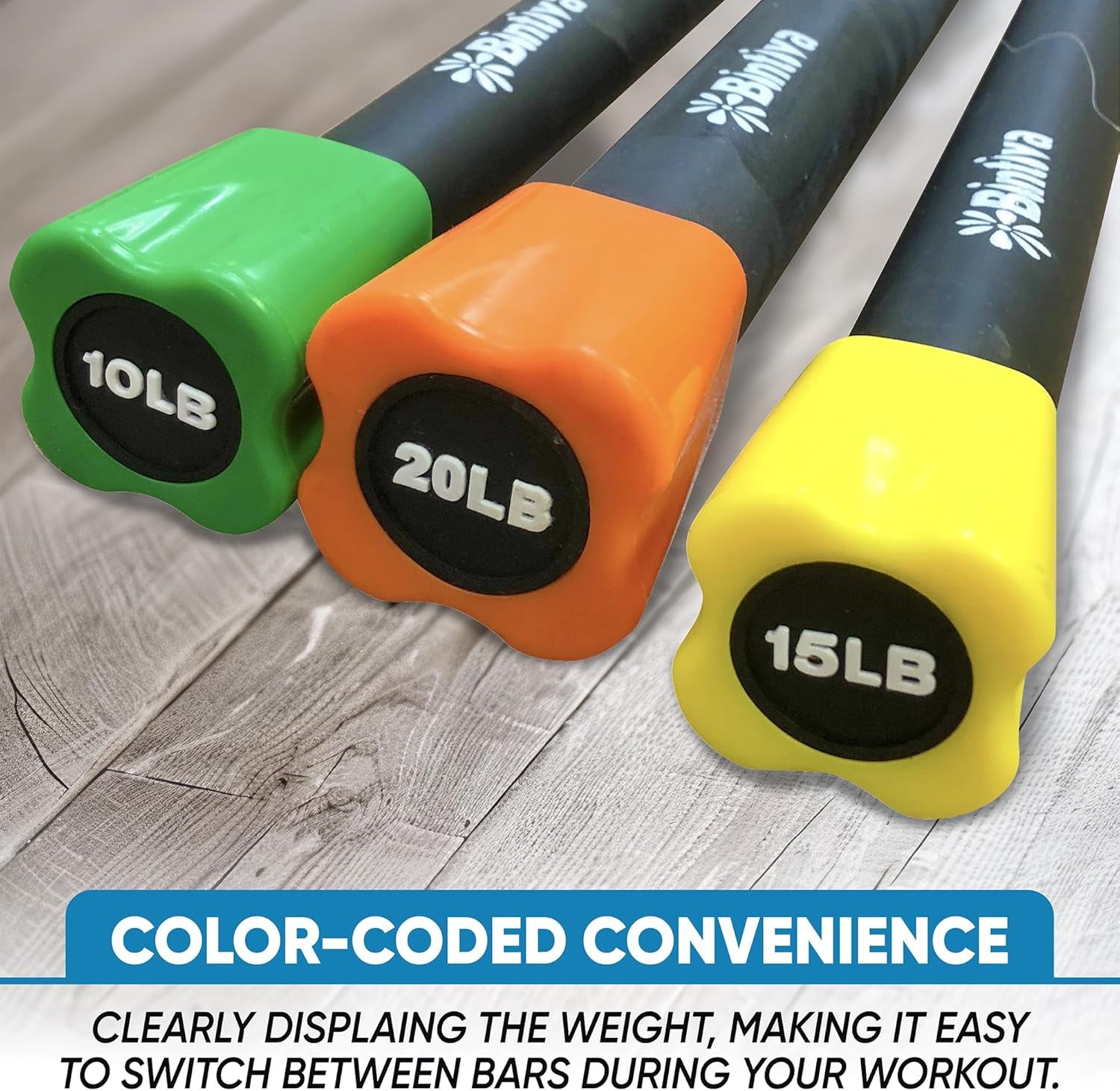 Weighted Bar Set - Weighted Bars for Exercise