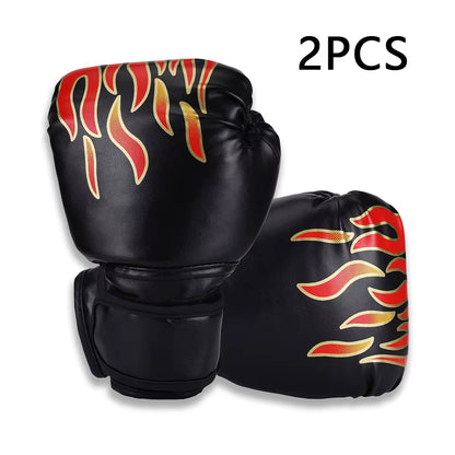 Boxing Glove Leather Kickboxing Protective Glove Aldult Kids Children Punching Training Sanda Sports Supplies Kids Boxing Gloves